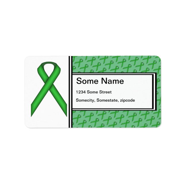 Green Standard Ribbon by Kenneth Yoncich Label (Front)