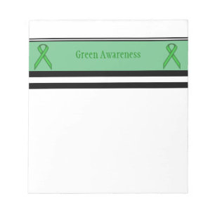 Green Standard Ribbon Notepad