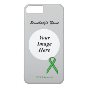 Green Standard Ribbon Tmpl by Kenneth Yoncich iPhone 8 Plus/7 Plus Case