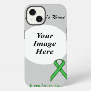 Green Standard Ribbon Tmpl by Kenneth Yoncich iPhone Case