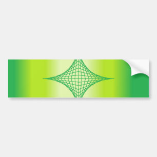 Green Star Bumper Sticker