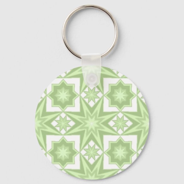 Green Star Key Ring (Front)