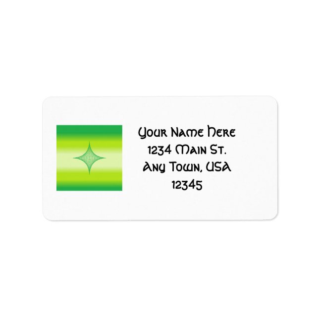 Green Star Label (Front)