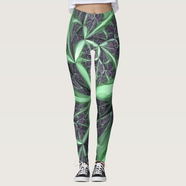 Green Star Leggings (Front)
