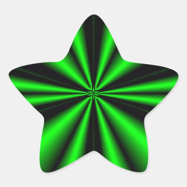 green star of hope sticker (Front)