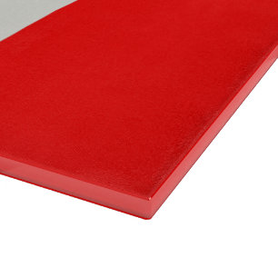 Green, Star White And Red Vertical Colour Blocks Cutting Board