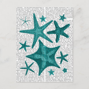 Green Starfish Collection 2 Postcard