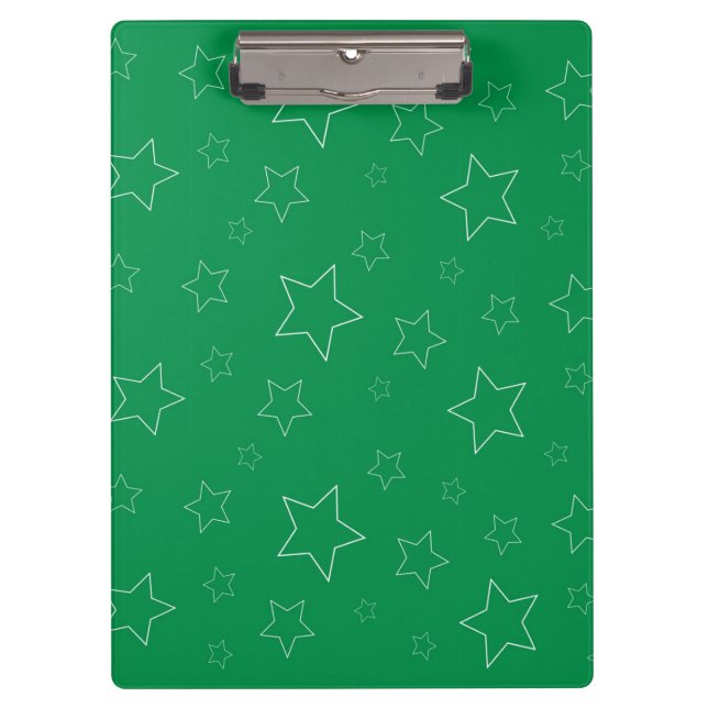Green Stars Clipboard (Front)