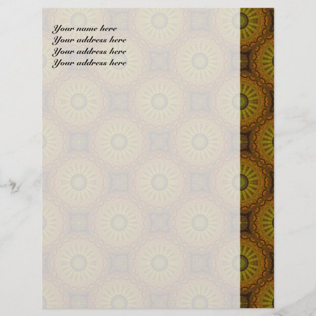 Green Stars Customised Letterhead (Front)