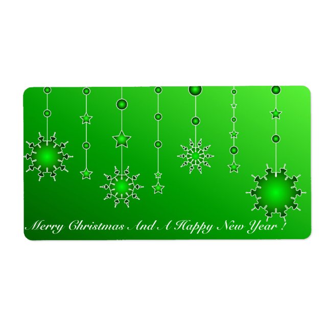 Green stars - Label (Front)