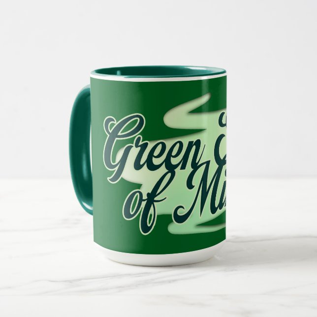 Green State of Mind St Patrick’s Day Shirt caneca Mug (Front Left)