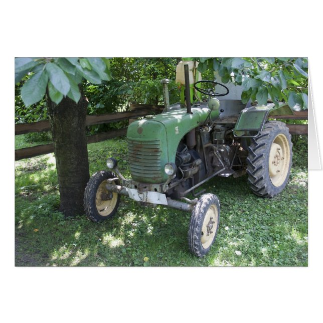Green Steyr Tractor 80A (Front Horizontal)