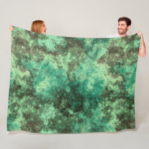 Green Stone Fleece Blanket