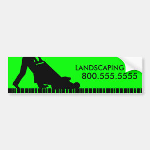 green streak landscaping llc bumper sticker