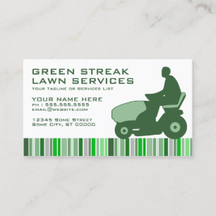 green streak lawn services loyalty card