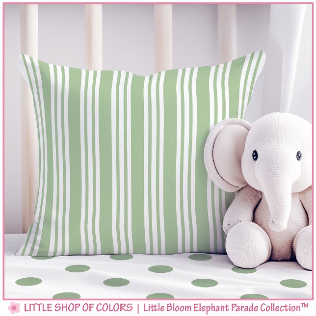 Green Stripe Nursery Cushion (Creator Uploaded)