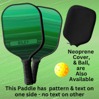 Green Striped Add Name Monogram Team