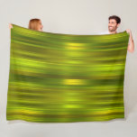 Green Striped Fleece Blanket<br><div class="desc">Holiday themed items designed by Umua. Printed and shipped by Zazzle or their affiliates.</div>