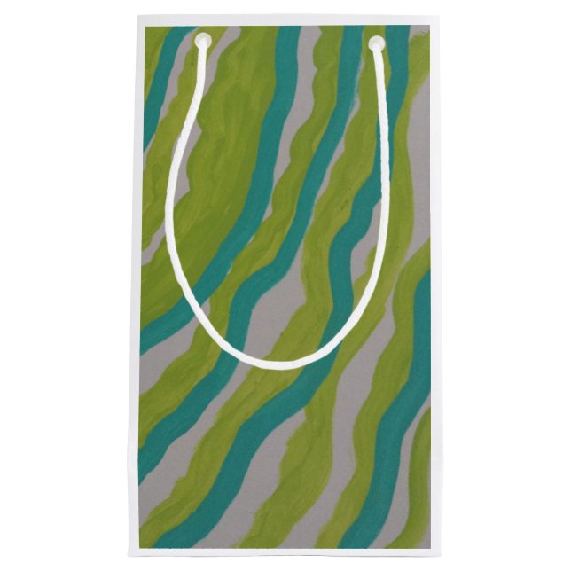 Green-Striped Gift Bag (Front)
