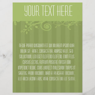Green Striped Swirled Flyer