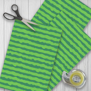 Green Striped Watermelon  Tissue Paper
