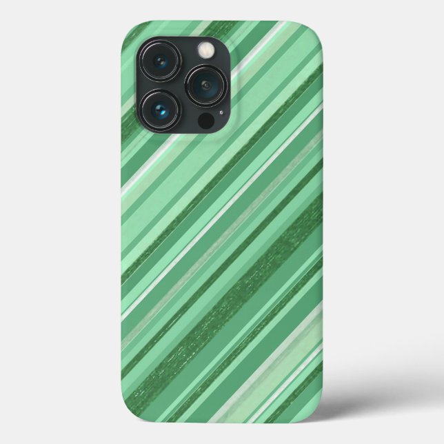 Green Stripes  Case-Mate iPhone Case (Back)