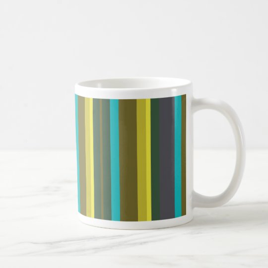 Green_stripes Coffee Mug