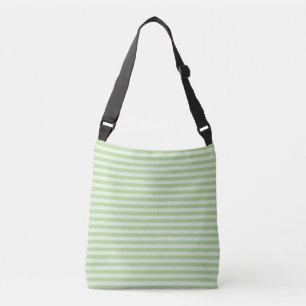 Green Stripes Crossbody Bag