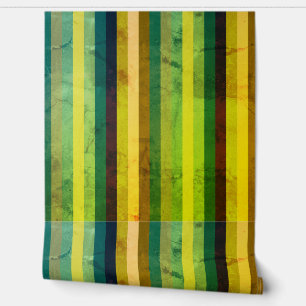 Green stripes Custom Wallpaper 2' x 4', NullValue