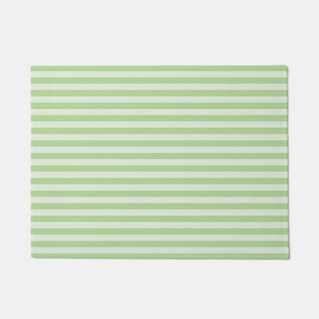 Green Stripes Doormat (Front)