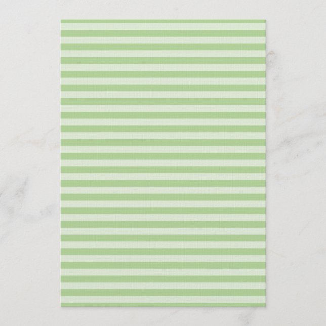 Green Stripes Invitation (Front)
