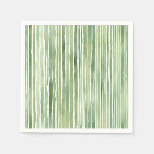 Green Stripes Napkin