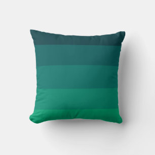 Green stripes palette cushion