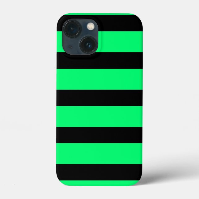 Green stripes pattern Case-Mate iPhone case (Back)