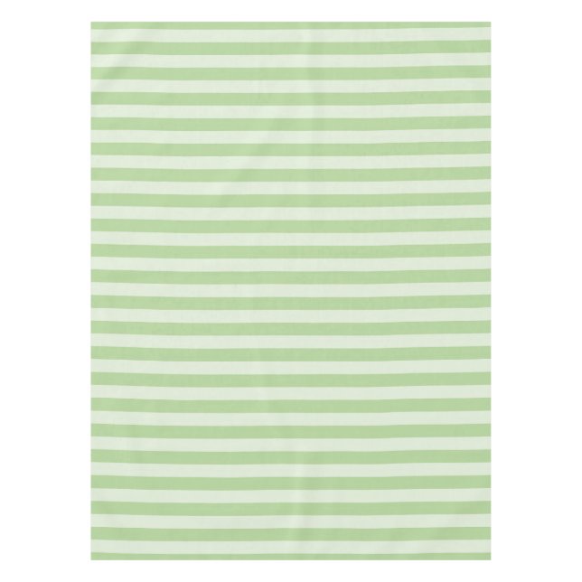 Green Stripes Tablecloth (Front)