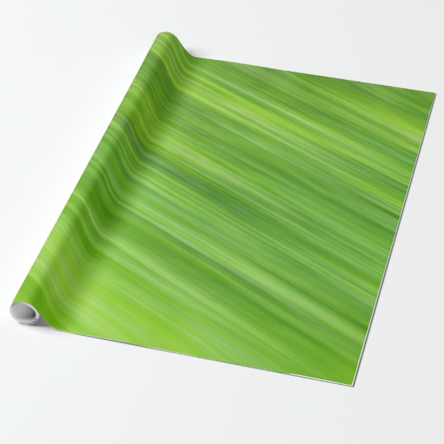 Green strips pattern wrapping paper (Unrolled)