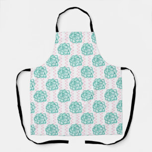 Green Succulent Apron
