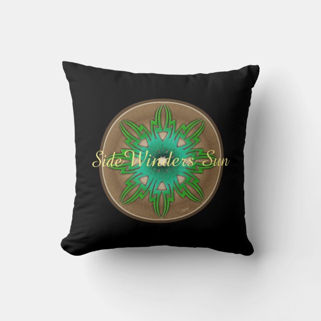 Green Sun Cushion (Front)