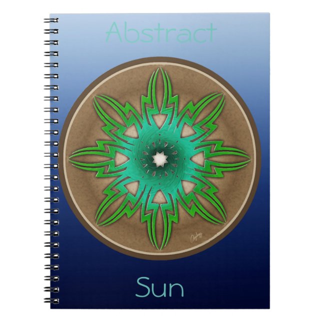 Green Sun Notebook (Front)
