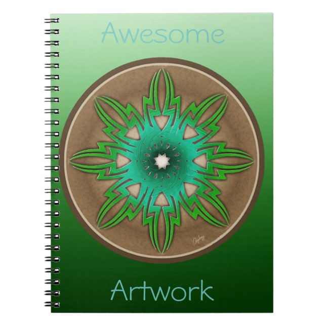 Green Sun Notebook (Front)