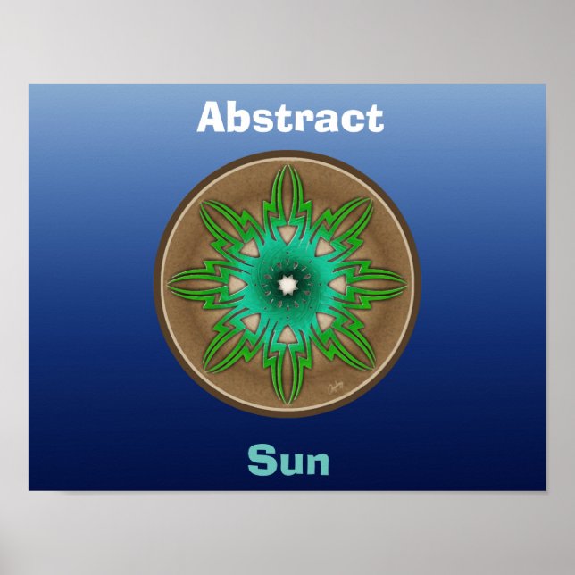 Green Sun Poster (Front)