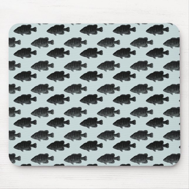 Green Sunfish Mouse Pad (Front)