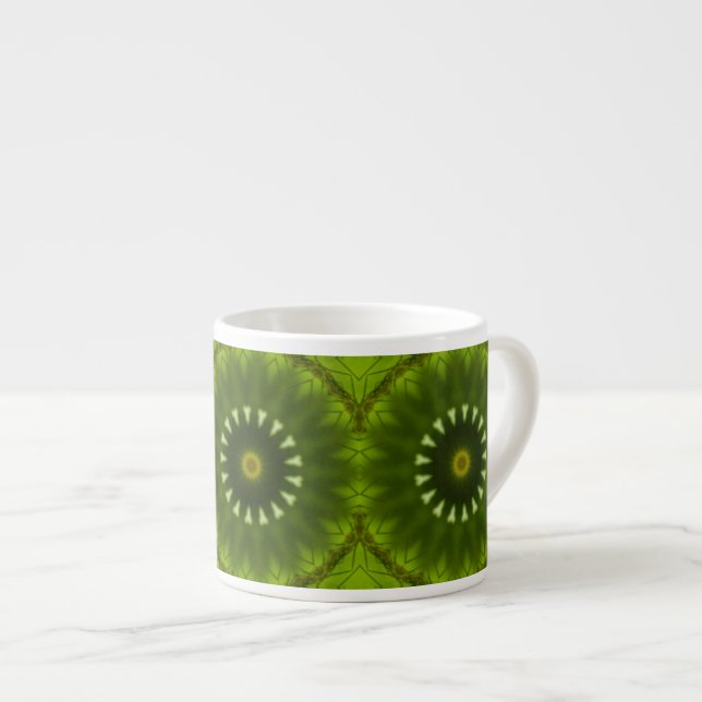 Green Suns Espresso Cup (Front Right)