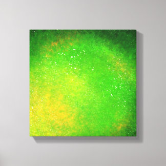 Green Supernova – Vibrant Canvas Print