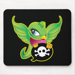 Green Swallow Mouse Pad