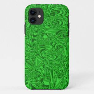 Green Swirl iPhone 11 Case