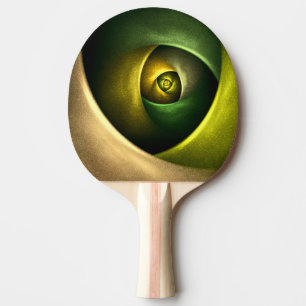 Green Swirl Floral Modern Abstract Art Pattern #23 Ping Pong Paddle