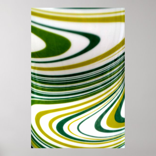 Green Swirl Poster (Front)