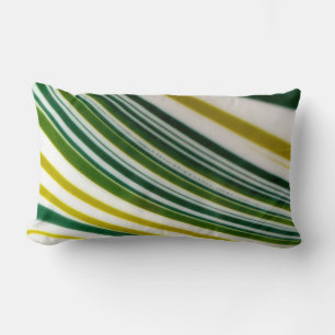 Green Swirl Throw PIllow
