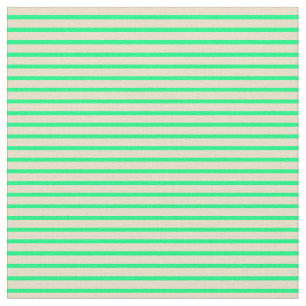 Green & Tan Coloured Pattern Fabric